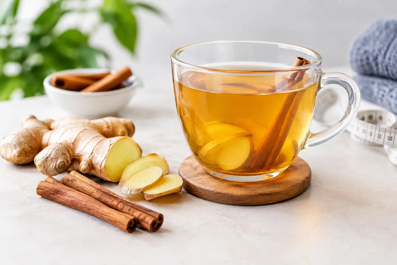 Infusion cannelle et gingembre pour mincir