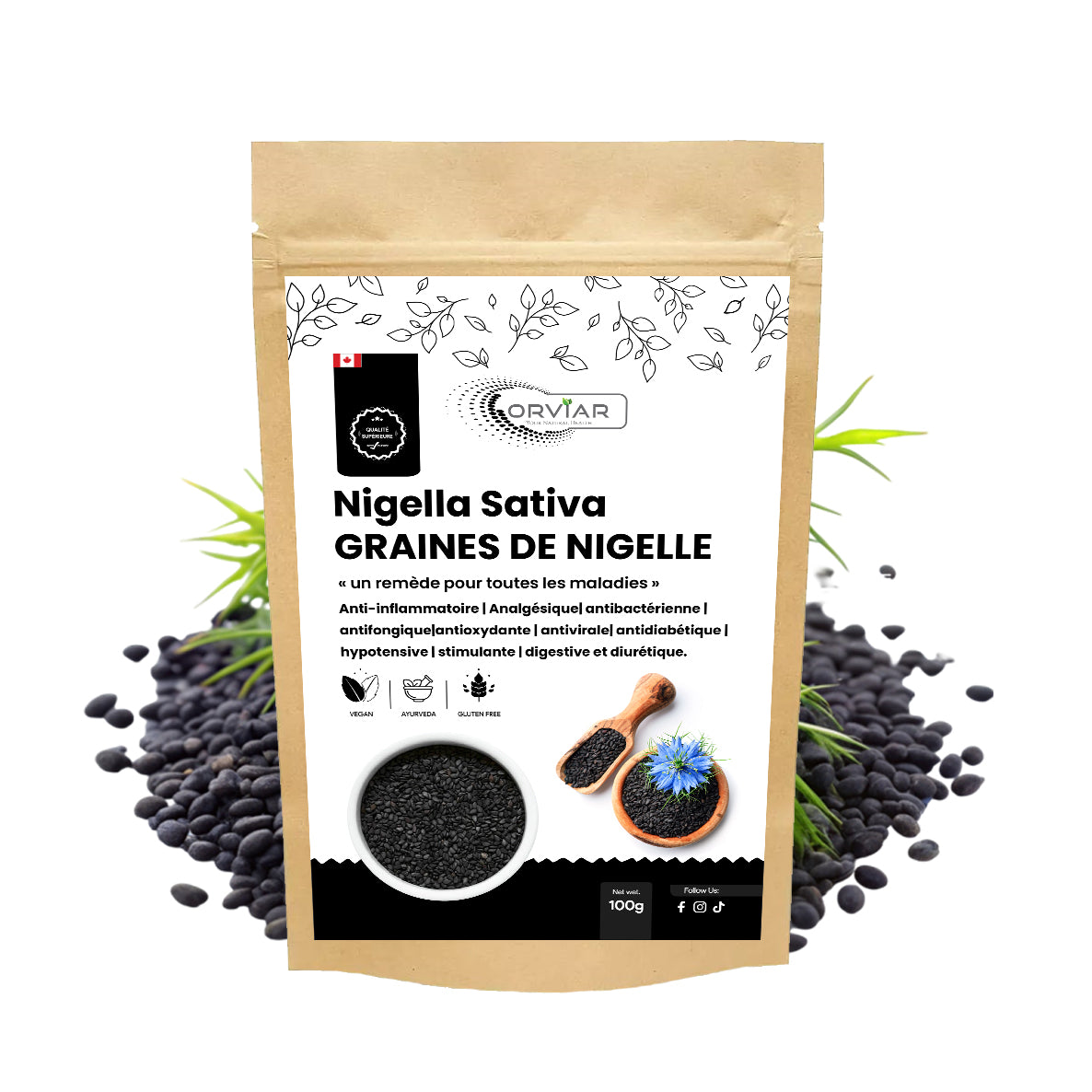 Graine de Nigelle :  Aide à la Perte de Poids - Ebotanique | Cameroun