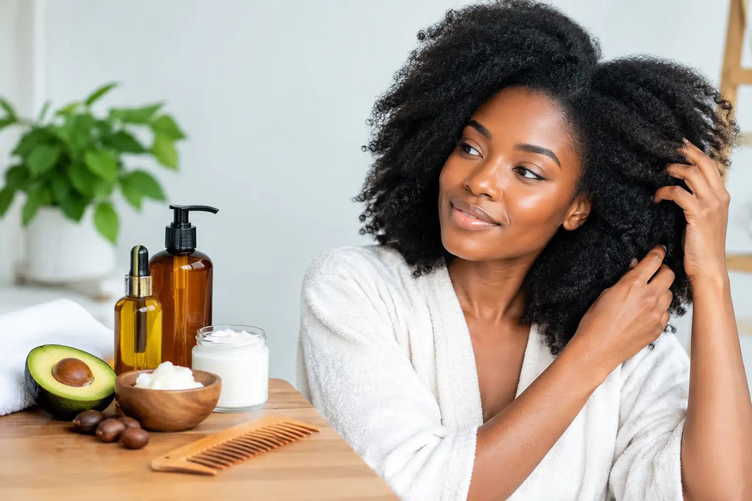 Soin pour la pousse des cheveux crépus en 7 gestes