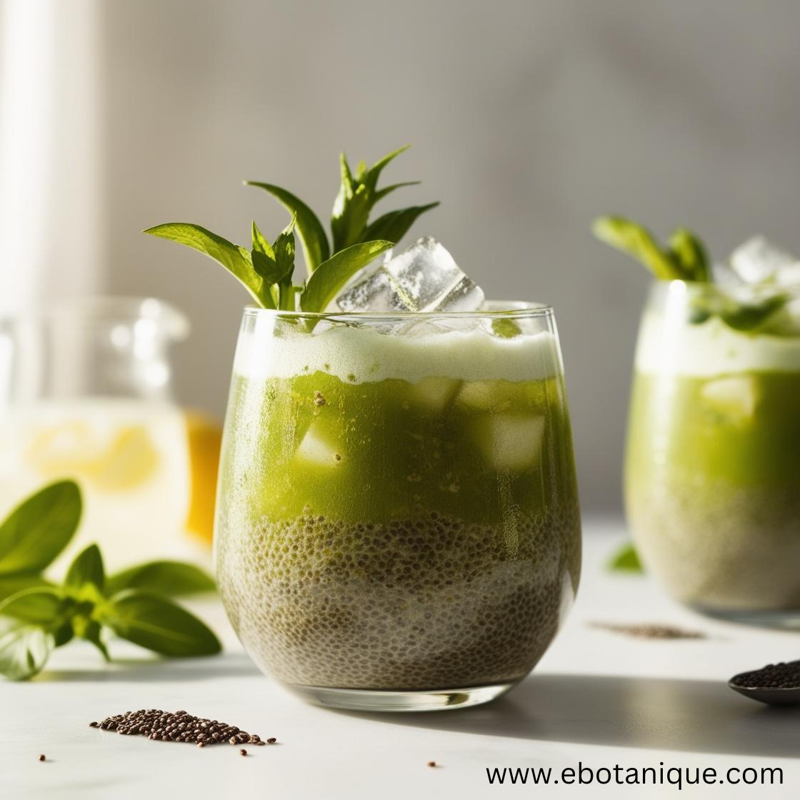 Boisson Détox aux Graines de Chia et Citron - Ebotanique | Cameroun