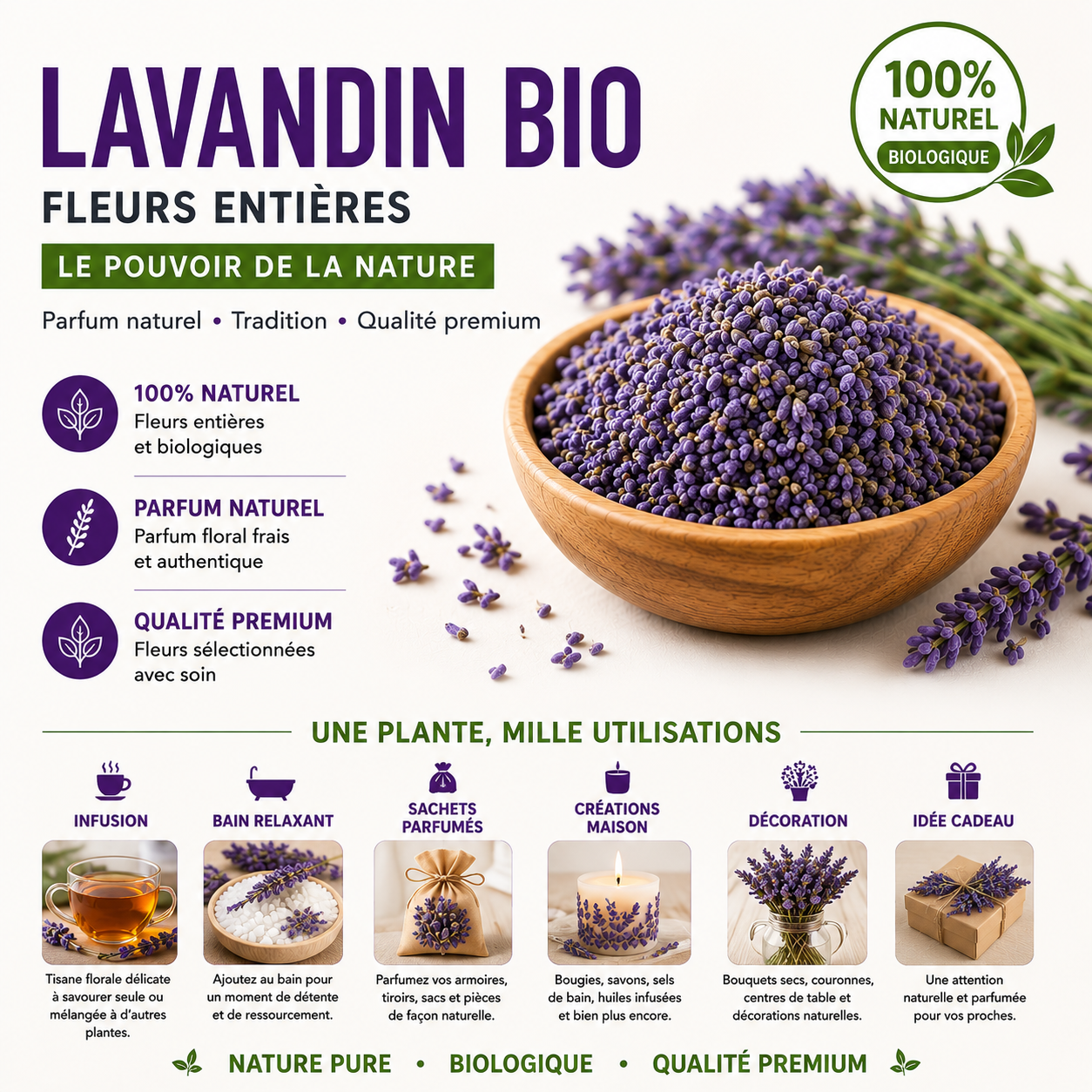 Lavande Bio : Bienfaits et Où Acheter au Cameroun | Ebotanique