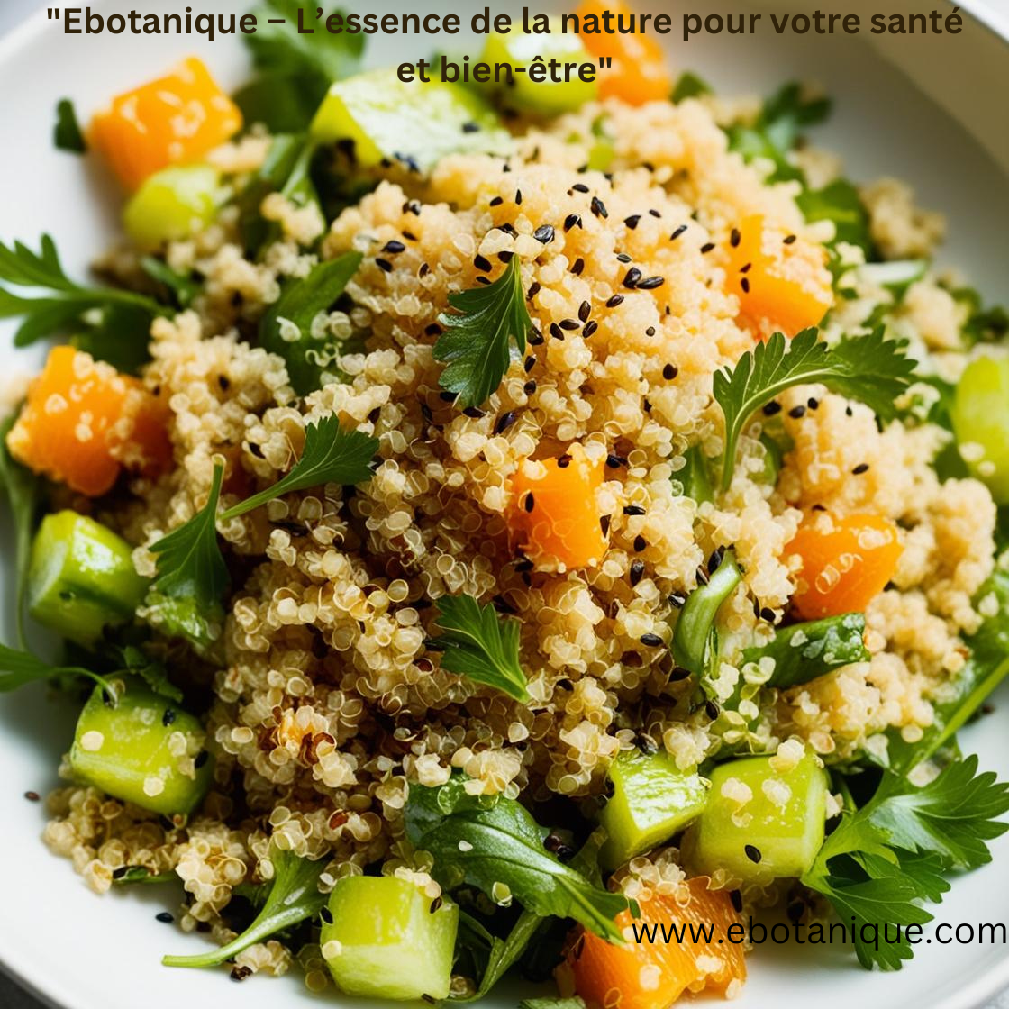 Salade de Quinoa aux Graines de Nigelle - Ebotanique | Cameroun Douala