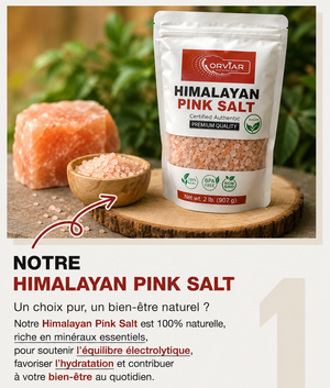 Sel rose de l'Himalaya (gros grain )  - 907 gr