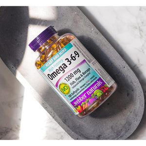 Complement alimentaire | Omega 3-6-9 Huile de poisson 1200 mg 180 gélules