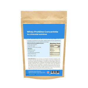 Protéine chocolat au lait extrême (Whey Protein) – Énergie, Force & Récupération 200gr
