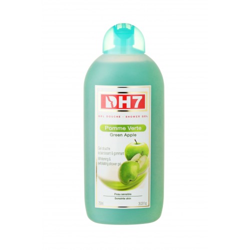 DH7 Gel Douche Gommant et Eclaircissant Pomme Verte 750ml