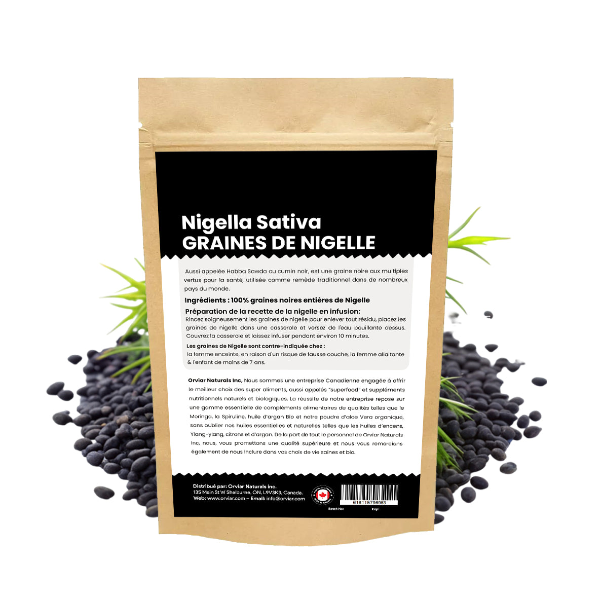 graines de nigelle: Stabilisateur la glycémie - 150 gr