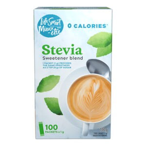 Edulcorant, Stevia zéro calories, sans glucides