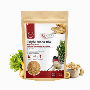Poudre Triple Maca Bio du Pérou.