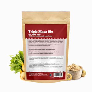 Poudre Triple Maca Bio du Pérou.