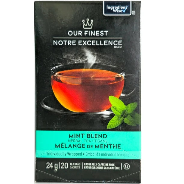 Our finest  tisane à la menthe, 24 g, 20 sachets