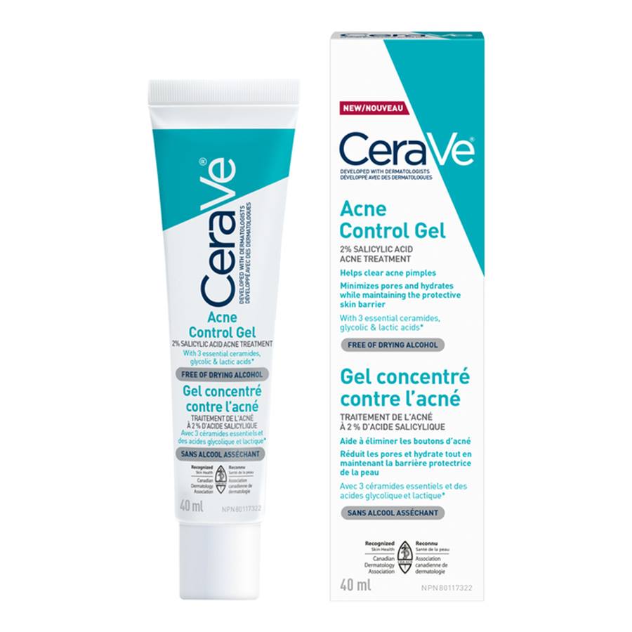 CeraVe Gel anti-acné pour le visage, les boutons. 40ml