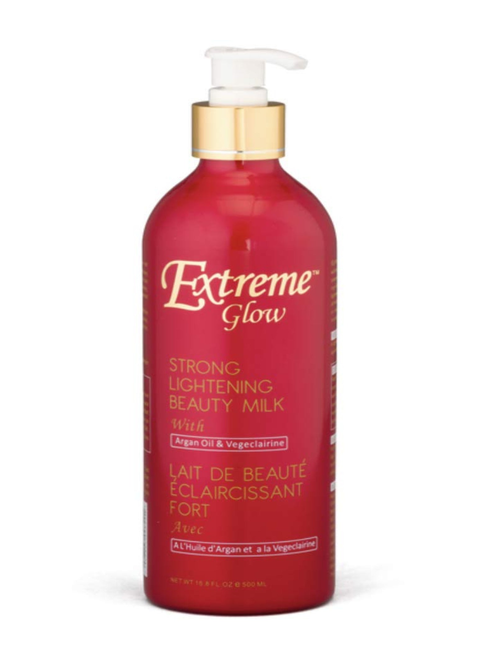 Labelle Glow Extreme  Lait de Beauté Eclaircissant Fort - Avec L’huile d’Argan a la Valeriane.