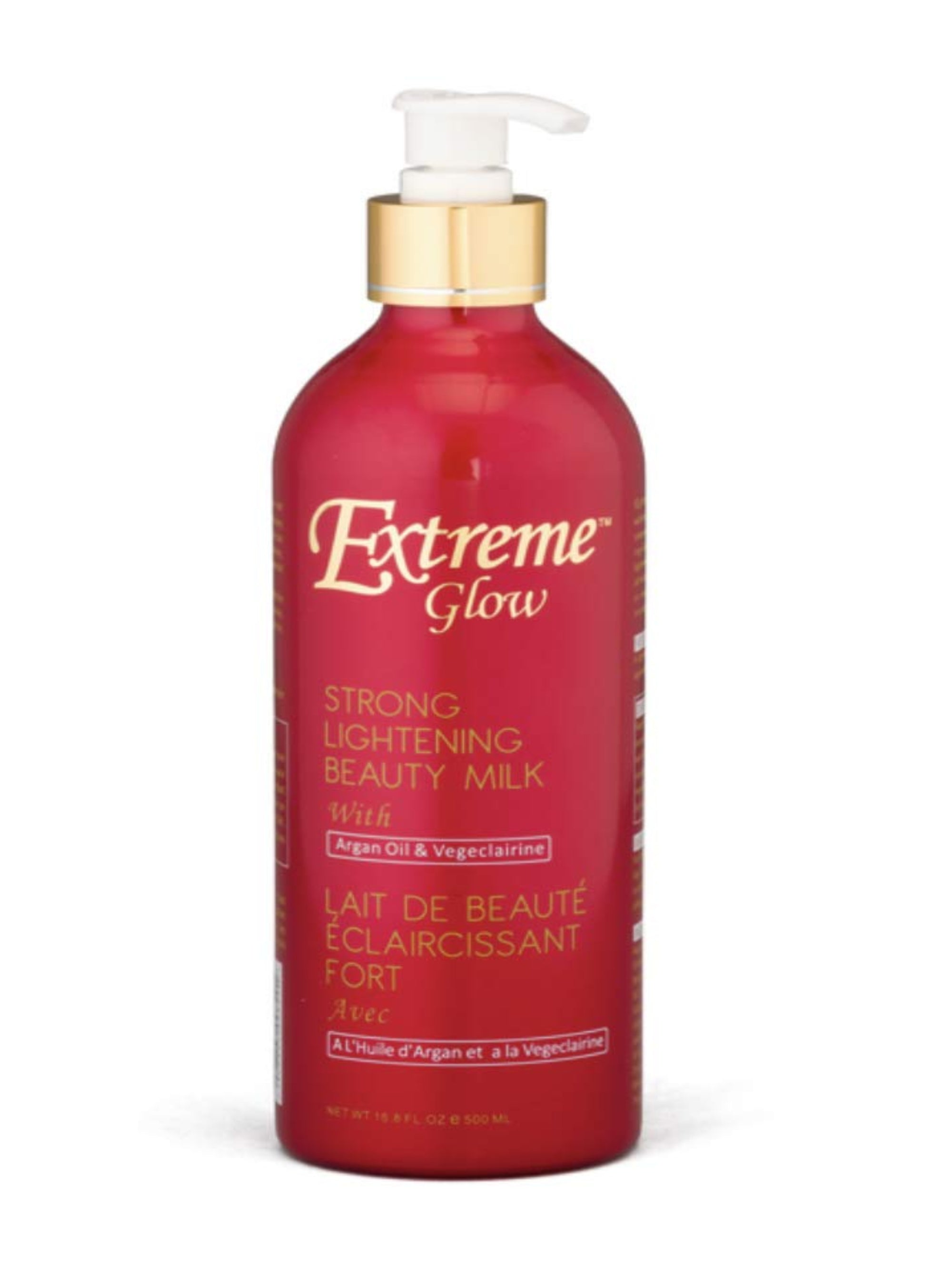 Labelle Glow Extreme  Lait de Beauté Eclaircissant Fort - Avec L’huile d’Argan a la Valeriane.