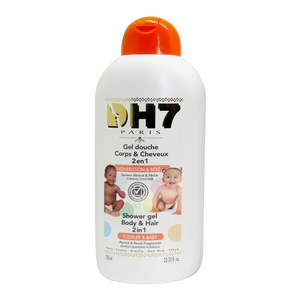 DH7 Paris - Gel douche enfants et bébés corps et cheveux 25.33 fl. oz: Abricot et pêche