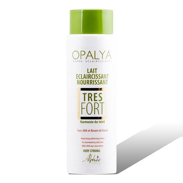 OPALYA  - Lait Éclaircissant Nourrissant – Très Fort – Opalya 500ml Vert