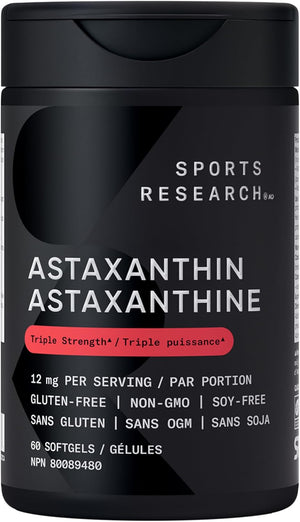 Complement Alimentaire Astaxanthine - 12 mg - 60 gélules pour adultes