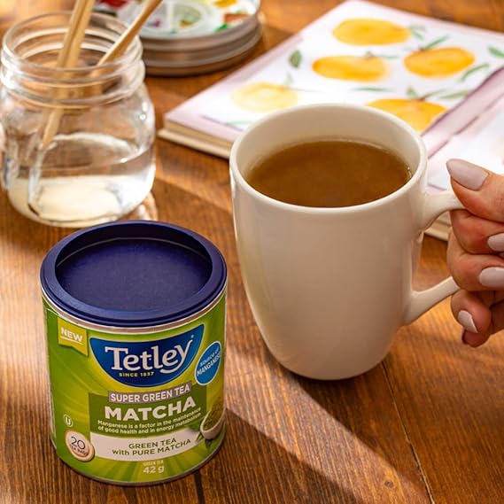 Thé Matcha Super Green de Tetley – Thé vert au matcha pur