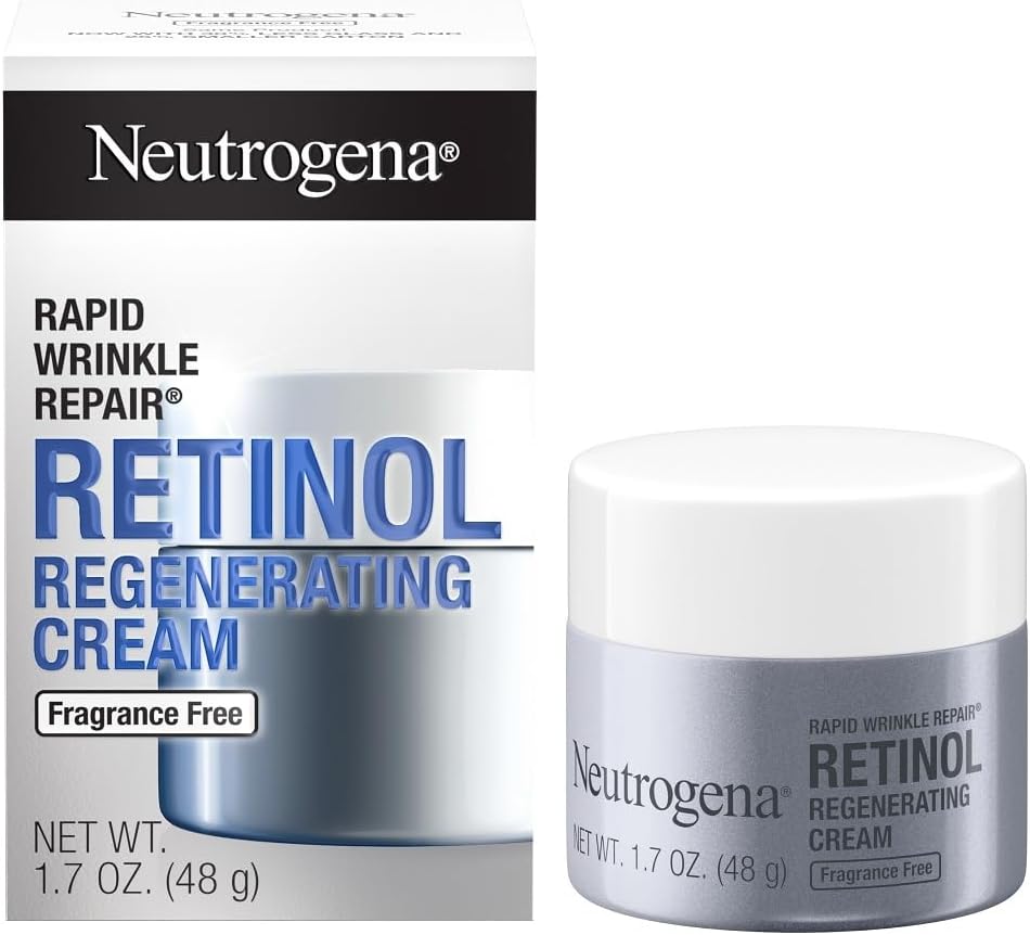 Crème régénératrice NEUTROGENA® Correcteur de rides express, rétinol+ acide hyaluronique