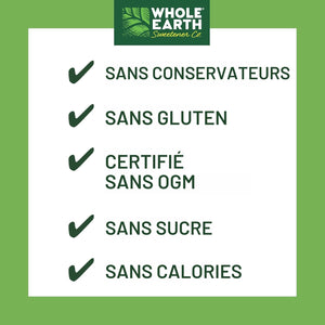 Edulcorant, Stevia zéro calories, sans glucides