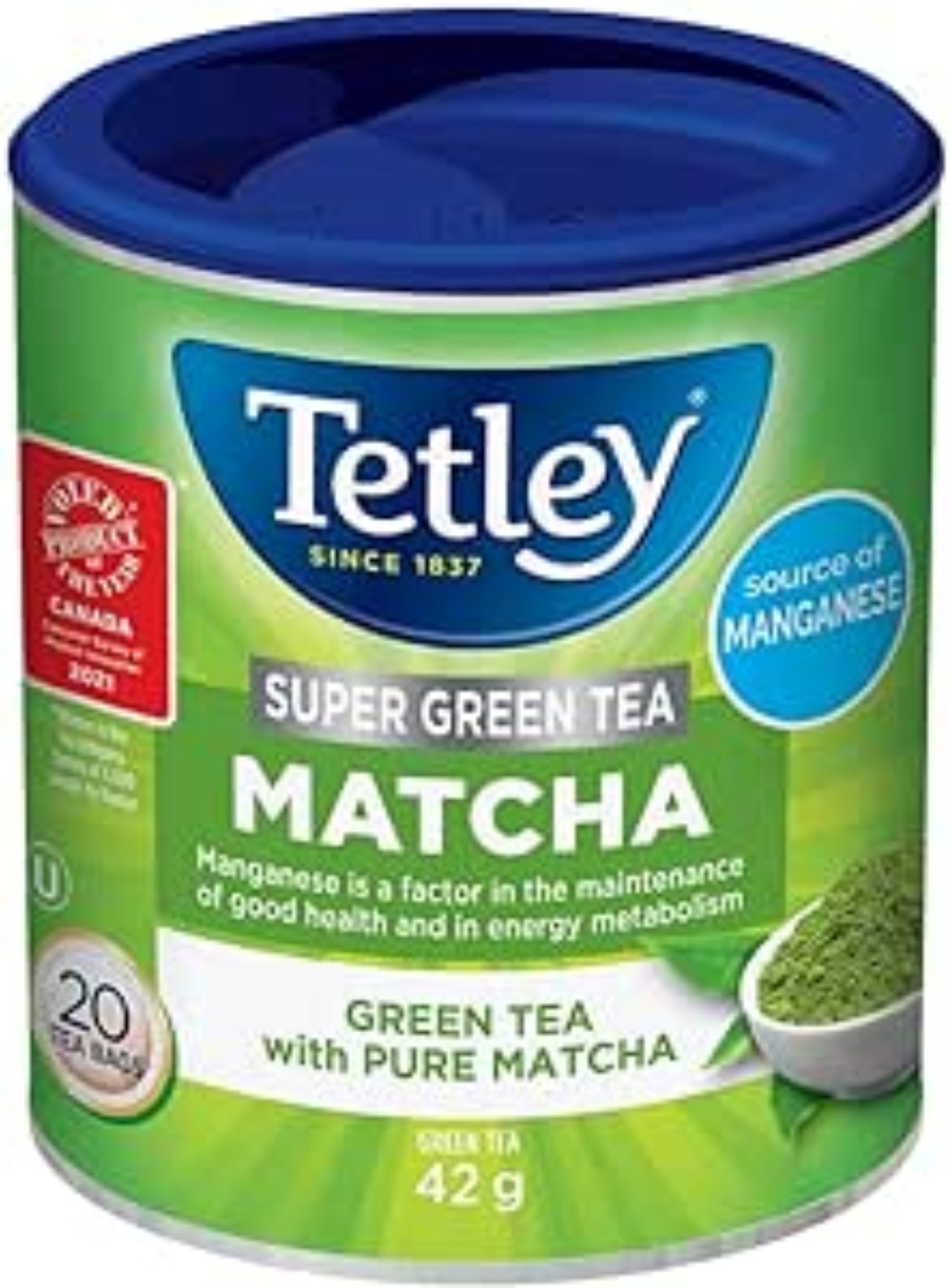 Thé Matcha Super Green de Tetley – Thé vert au matcha pur