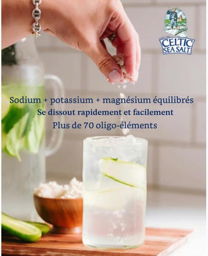 Nutrition Sel de Mer Celtique Mélange vital de minéraux gris clair, 227g