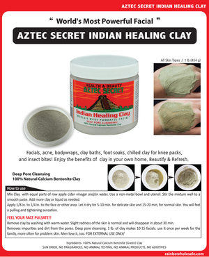 Poudre Aztec Secret Indian Healing Clay - Argile bentonite  0.5 kg