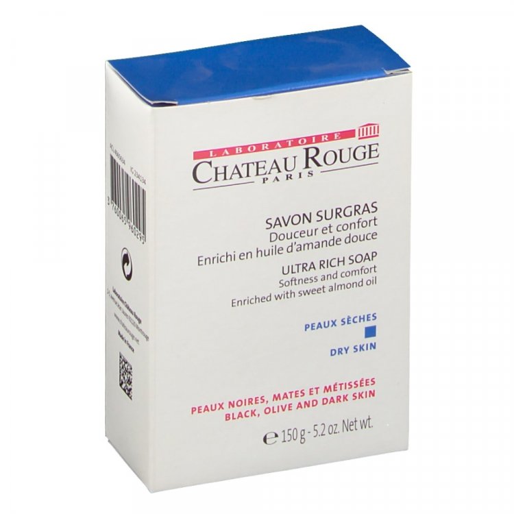 Chateau Rouge SAVON DOUX SURGRAS  À L'HUILE D'AMANDE DOUCE