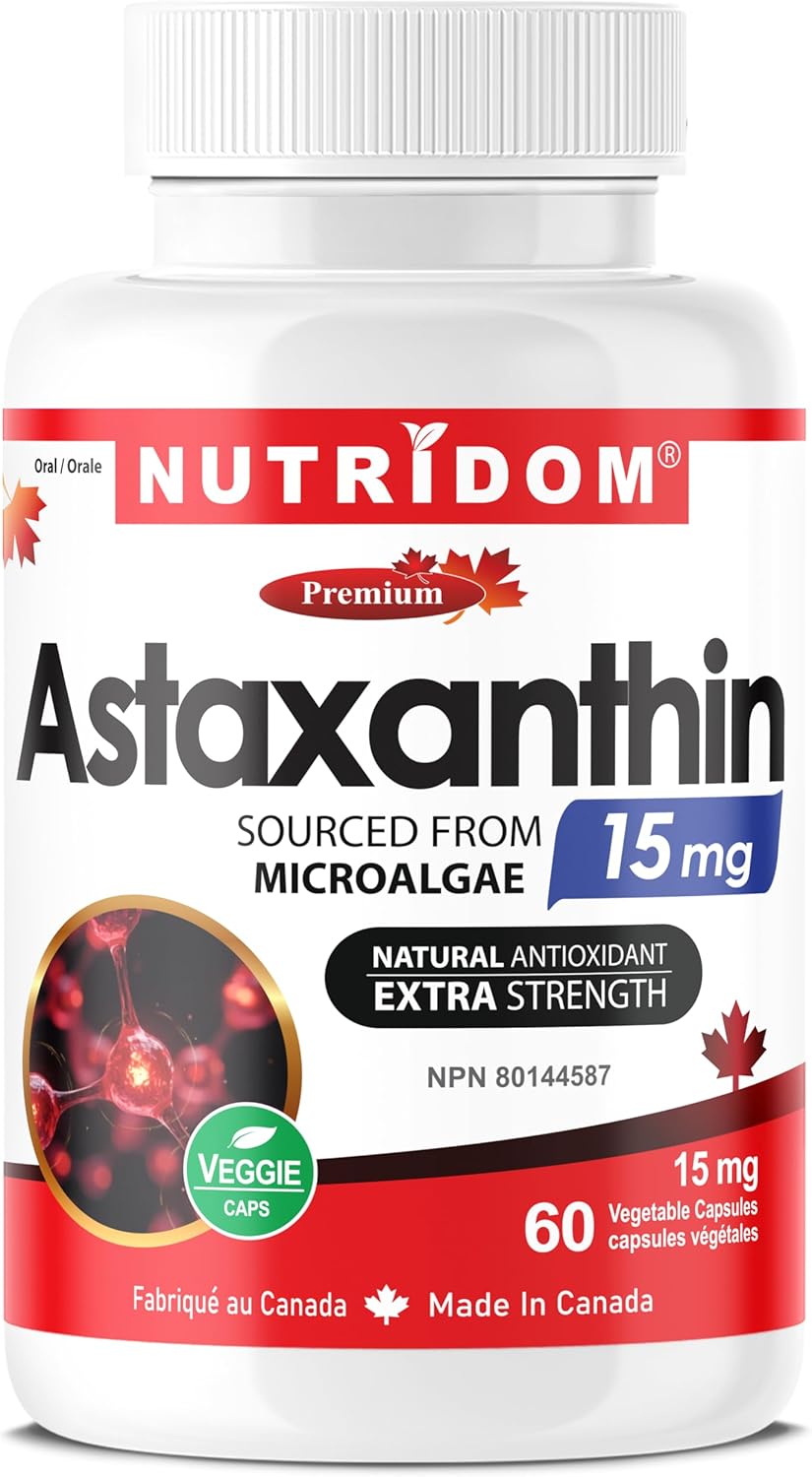 Complement Alimentaire Astaxanthine 15 mg |60 gélules