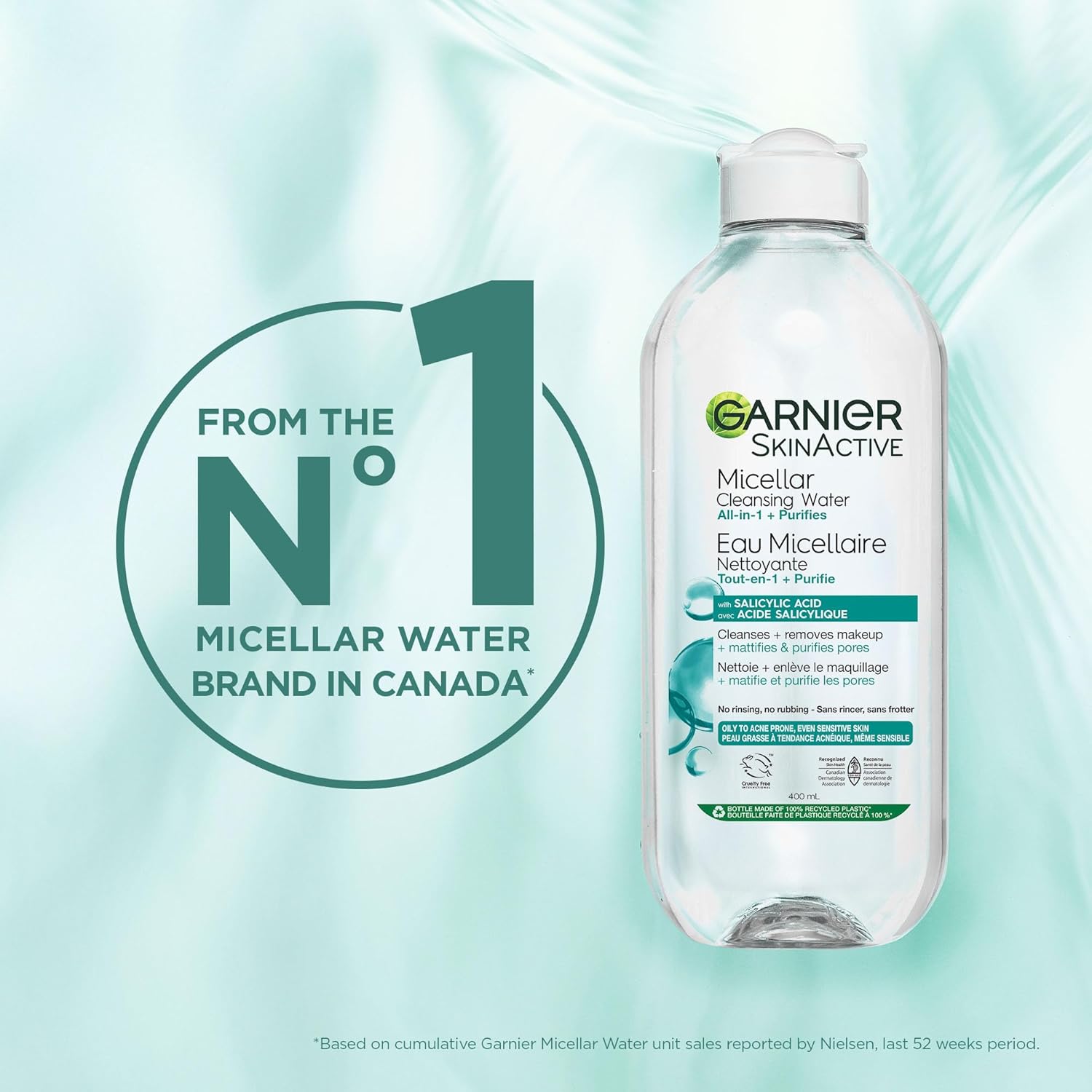 Garnier Eau nettoyante micellaire à l'acide salicylique