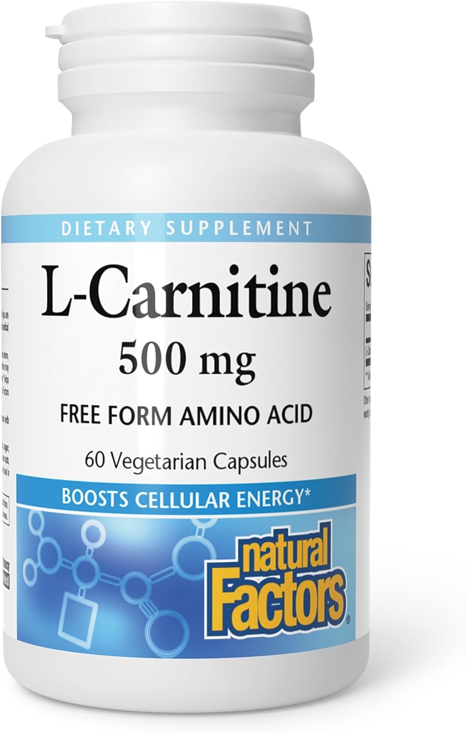 L-carnitine 500 mg, 60 gélules
