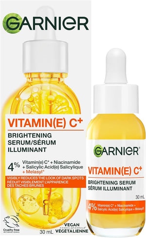 Sérum à la vitamine C pour le visage, avec 4 % de niacinamide, acide salicylique et mélasyle