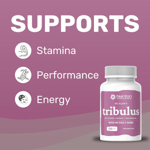 Dr Klein Tribulus Terrestris pour hommes 1000mg : Soutient la vitalité, l'endurance, la résistance, l'énergie