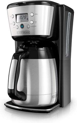 électroménager | Machine à café Cafetière 12 tasses programmable Carafe thermique