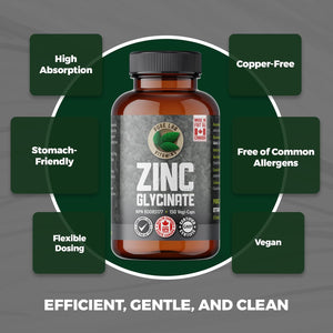 Complément minéral glycinate de zinc 150 capsules