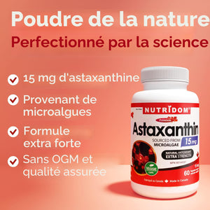 Complement Alimentaire Astaxanthine 15 mg |60 gélules