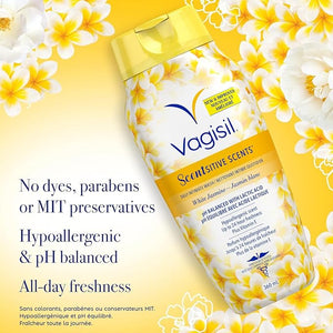 Vagisil Nettoyant féminin pour zones intimes - testé par les gynécologues, 360 ml, jasmin bl