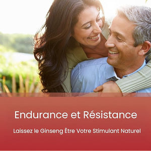 Coréen Rouge Panax ginseng 1000 mg – 120 Vegan capsules