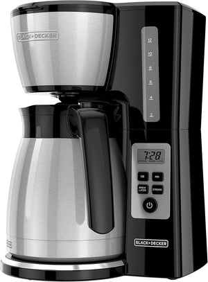 électroménager | Machine à café Cafetière 12 tasses programmable Carafe thermique