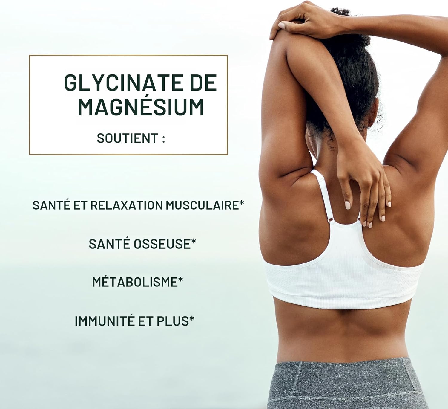 Complement Aliementaire Glycinate de magnésium 400 mg | 120 Cap