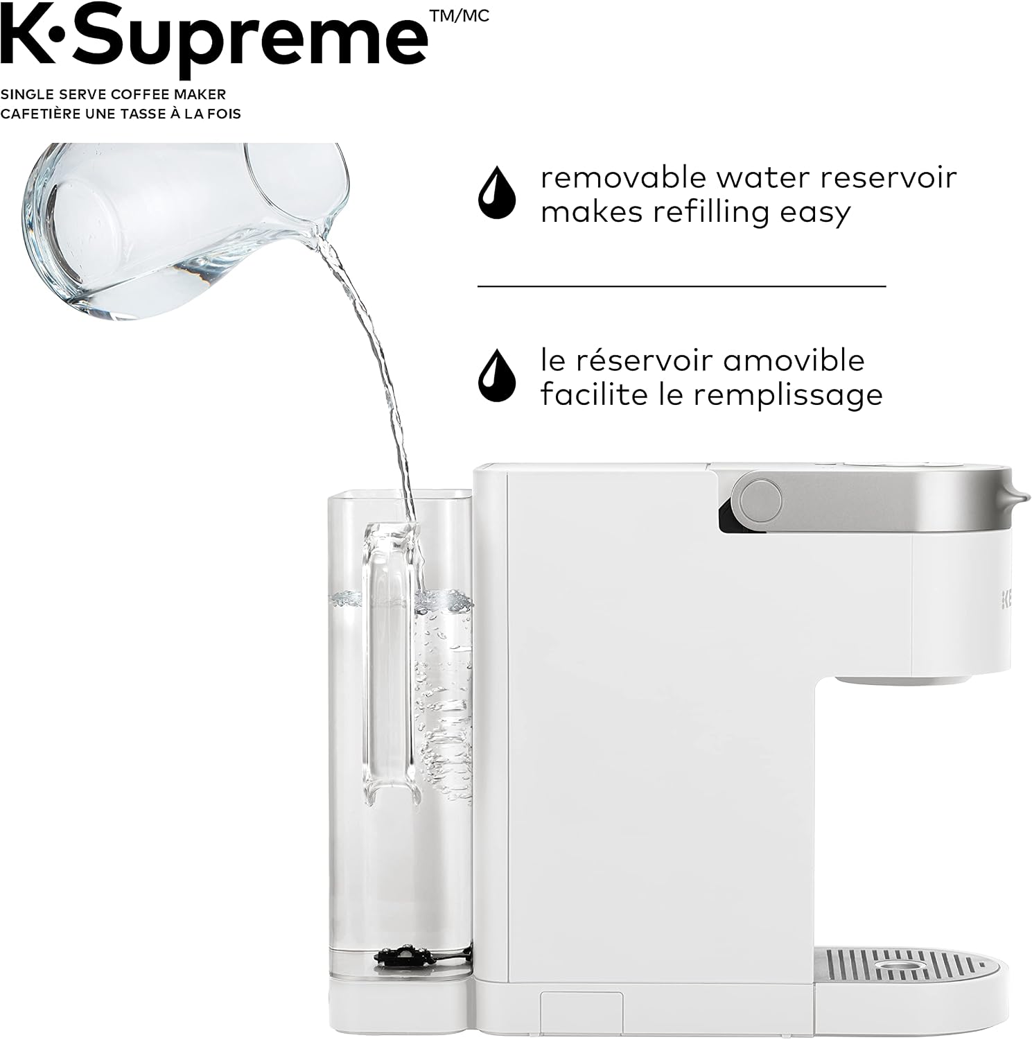 électroménager | Machine à café Keurig K-Supreme Blanc MODEL: K910