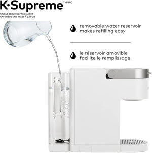électroménager | Machine à café Keurig K-Supreme Blanc MODEL: K910