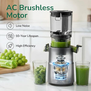 électroménager| Extracteur de jus,  presse fruits et légumes à froid, 200 W