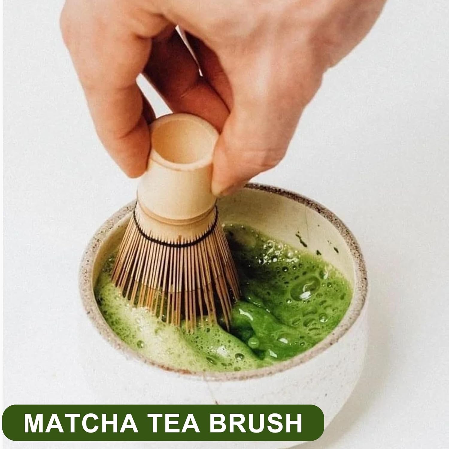 Fouet à matcha en bambou naturel - Fouet à thé traditionnel