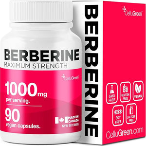 Complement alimentaire - Berbérine 1000 mg | Cholestérol, métabolisme du glucose