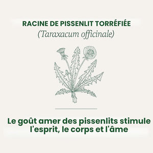 Tisane biologique avec feuilles de pissenlit et racines, 16 sachets