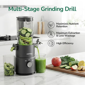 électroménager| Extracteur de jus,  presse fruits et légumes à froid, 200 W