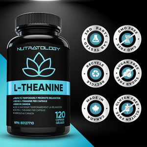 L-théanine 250MG | Pour la gestion du stress et la relaxation