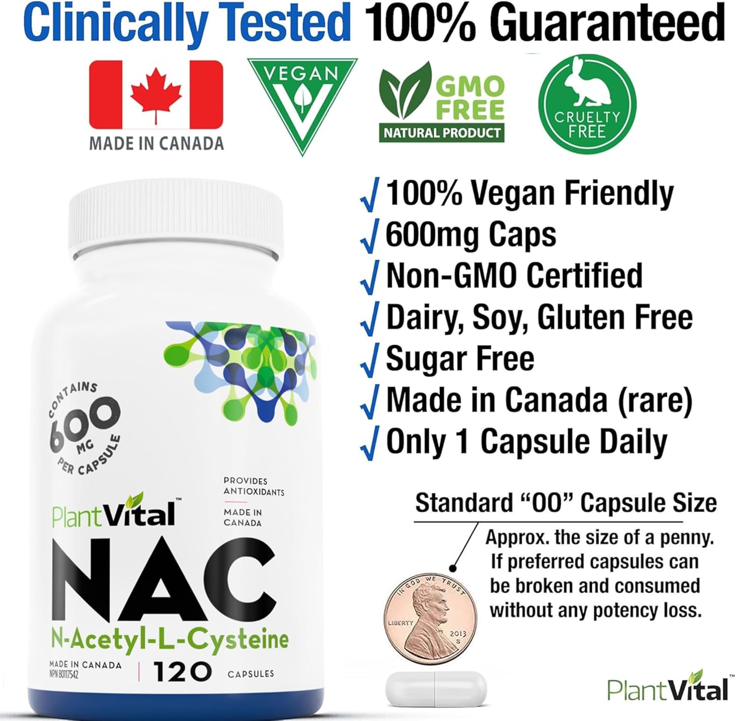 NAC Force maximale 600 mg