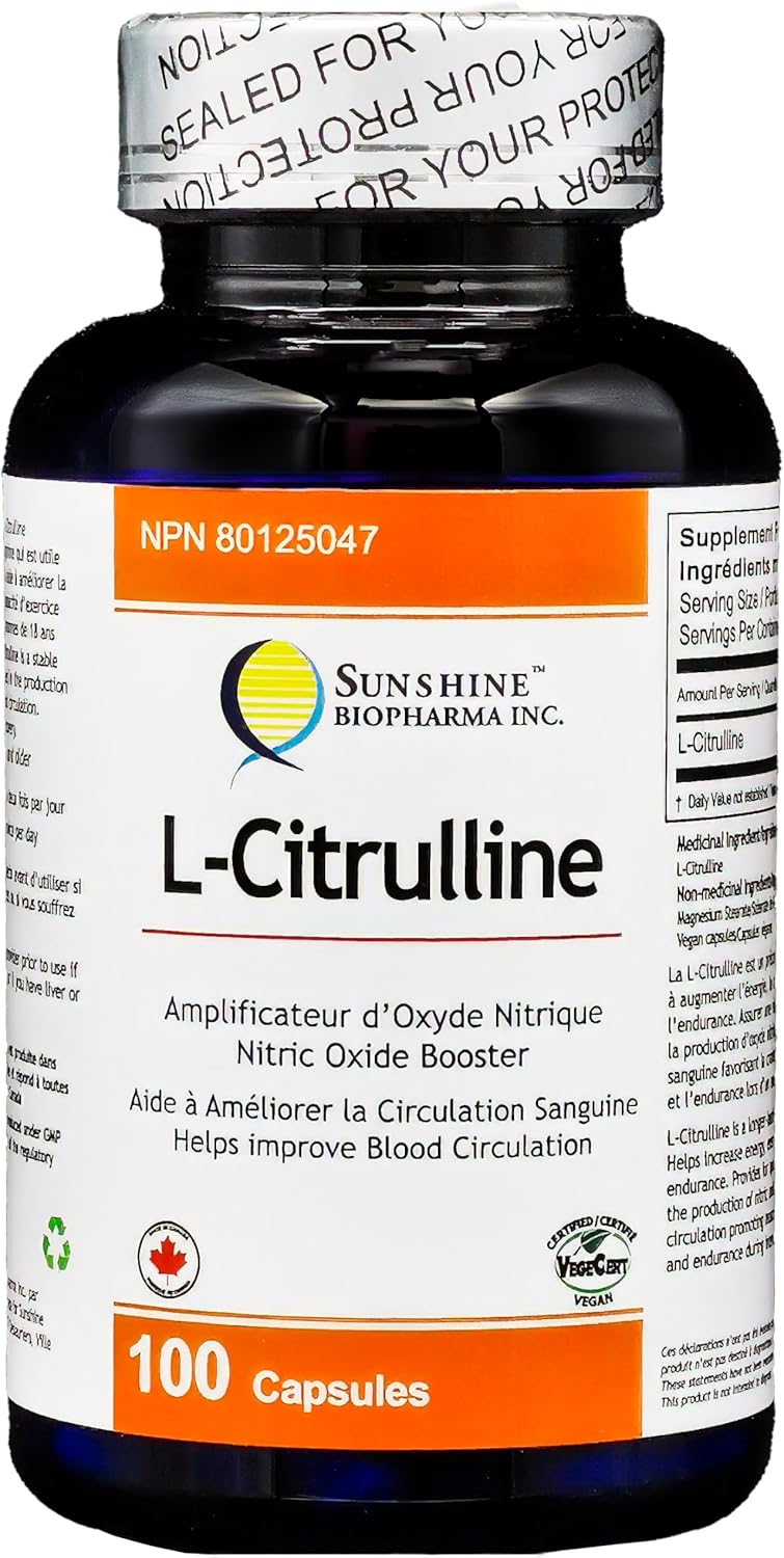 L- Citrulline - Augmente le flux sanguin vers les muscles pour améliorer les performances d'exercice